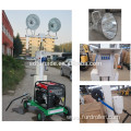 Mobile Construction Light Tower with Gasoline Generator